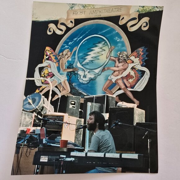 Brent Mydland Frost Amphitheatre 1988 Licensed Photo Print By Dead Images Rob Co - Picture 9 of 15